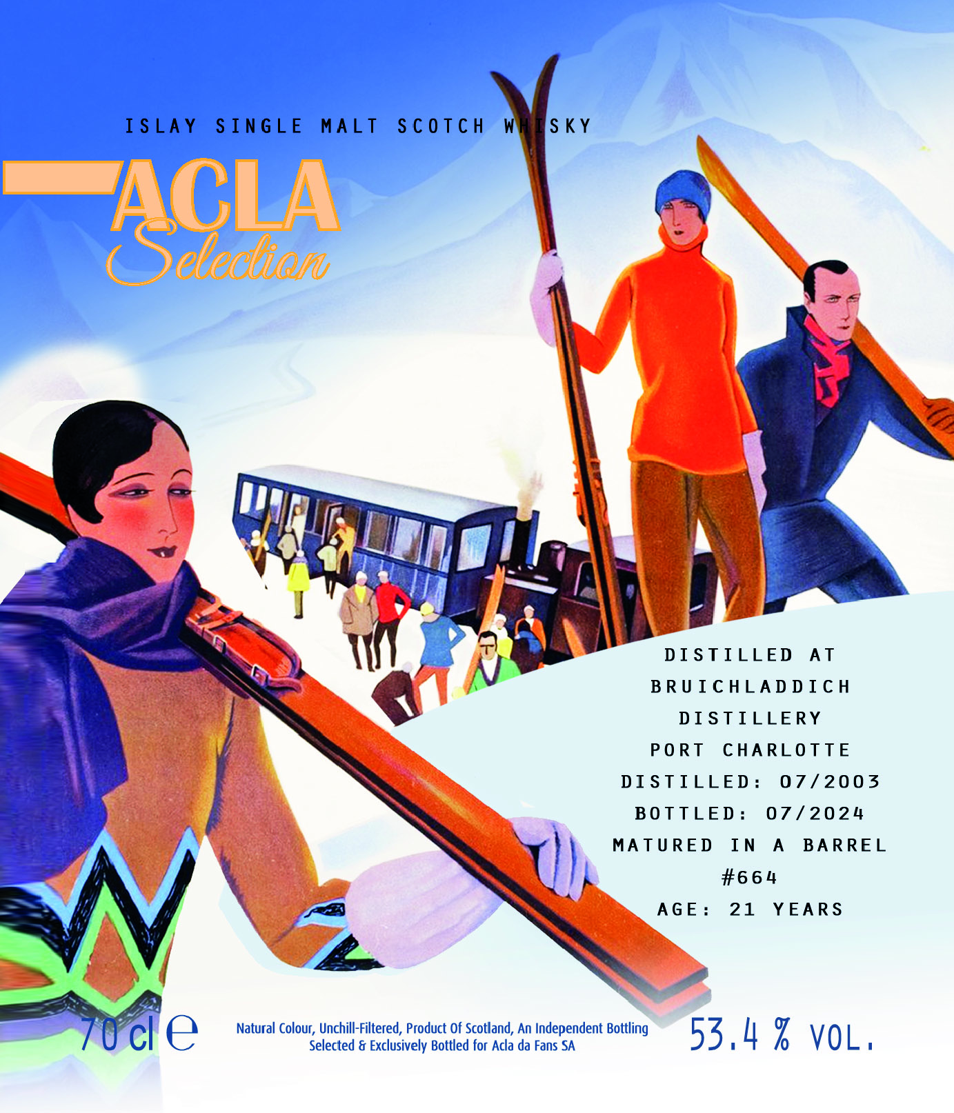 PORT CHARLOTTE Ski Ladies Barrel 664 Acla da Fans SA